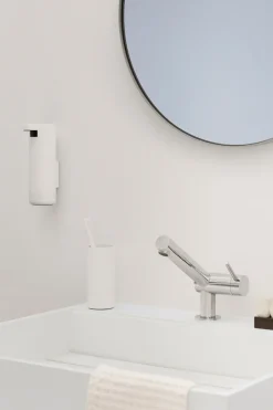 Blomus Dispensador de jabón Modo montaje en pared, Blanco
