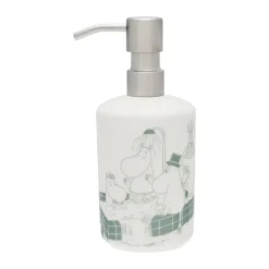Hot Moomin Arabia Dispensador de jabón Mumin, Hora del baño verde-blanco VerdeBlanco