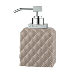 New Lene Bjerre Dispensador de jabón Portia, marrón-plata MarrónPlateado