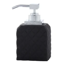 Outlet Lene Bjerre Dispensador de jabón Portia, negro-plata NegroPlateado