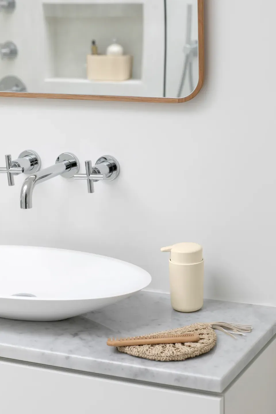 New Brabantia Dispensador de jabón ReNew 14 cm, Soft Beige