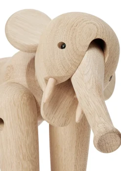 Outlet Kay Bojesen Denmark Elefante grande Kay Bojesen, Roble Marrón