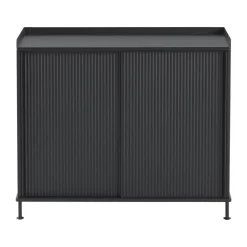 Muuto Enfold Sideboard 100x45x85 cm, Black-anthracite black Negro