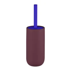 Clearance Mette Ditmer Escobilla de baño Lotus play, incl. 2 cabezales de cepillo, Wine Rojo