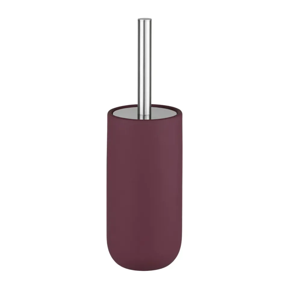 Clearance Mette Ditmer Escobilla de baño Lotus play, incl. 2 cabezales de cepillo, Wine Rojo