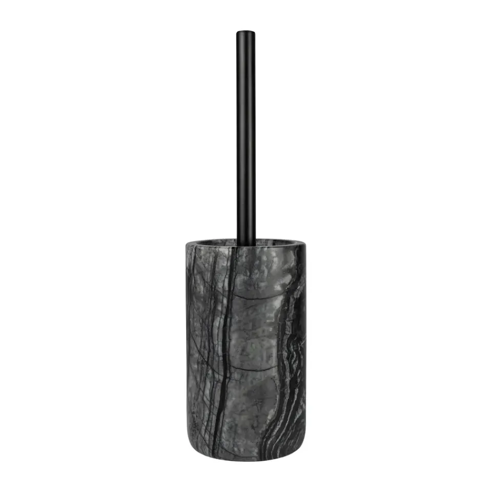 Outlet Mette Ditmer Escobilla de baño Marble 36 cm, Negro-gris NegroGris