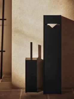 Sale Ferm Living Escobilla de baño Sama, Black Negro