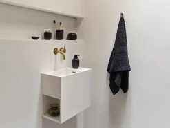 Hot Zone Denmark Escobilla de baño Sensu Ø11,8x41 cm, Black Negro