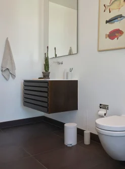 Online Zone Denmark Escobilla de baño Solo, Soft Grey Gris