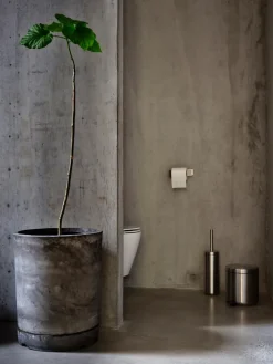 Outlet Zone Denmark Escobilla de baño Ume, Acero Plateado