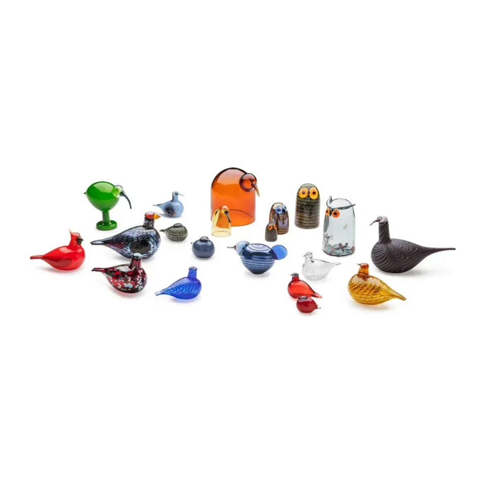 Hot Iittala Escultura Birds by Toikka, Little Tern Rojo