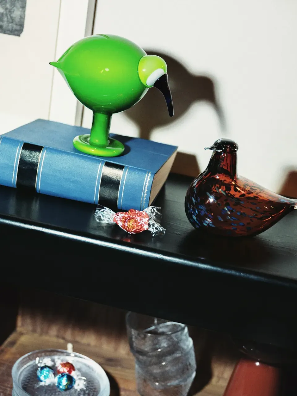 Best Iittala Escultura Birds by Toikka, Ruby bird Rojo