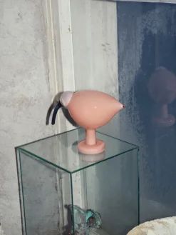Iittala Escultura Birds by Toikka, Ibis salmón Rosa