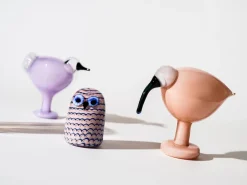 Iittala Escultura Birds by Toikka, Ibis salmón Rosa