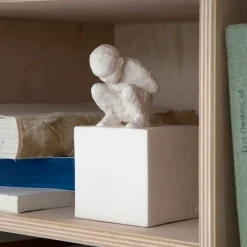 Discount Kähler Escultura con mensaje Character, The curious one Blanco