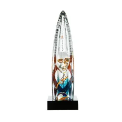 Sale Kosta Boda Escultura de cristal BV Vertical Journey, Transparente
