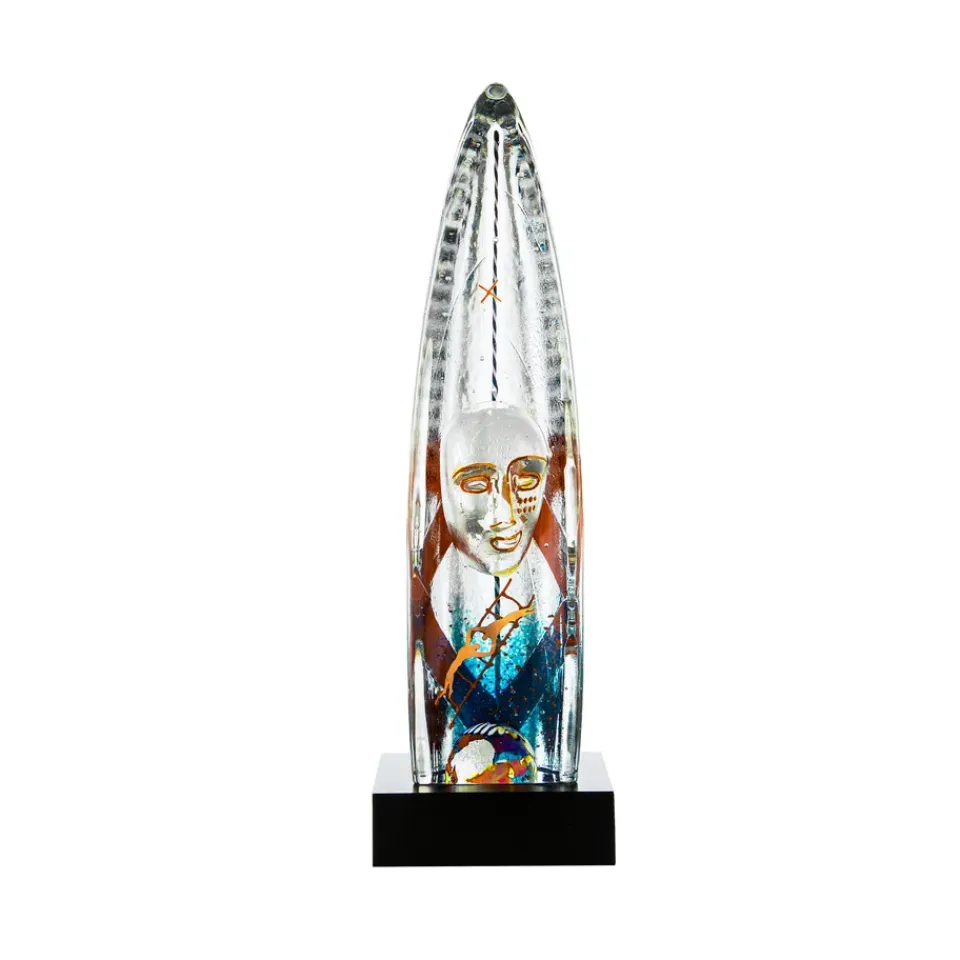 Sale Kosta Boda Escultura de cristal BV Vertical Journey, Transparente