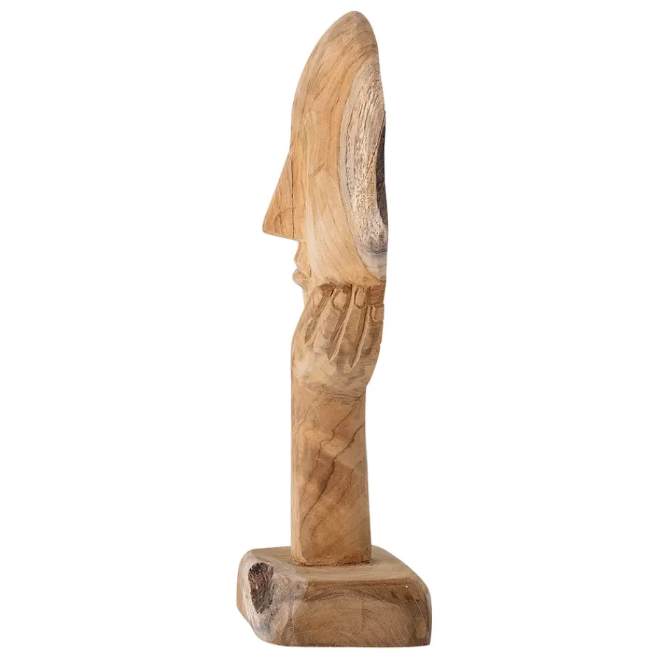 Hot Bloomingville Escultura de madera 35 cm, natural Marrón