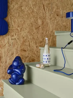 Outlet Kosta Boda Escultura Gabba Gabba Hey 305 mm, Klein Azul
