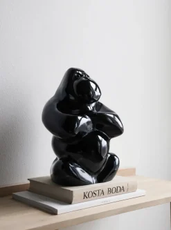 Hot Kosta Boda Escultura Gabba Gabba Hey 305 mm, Negro