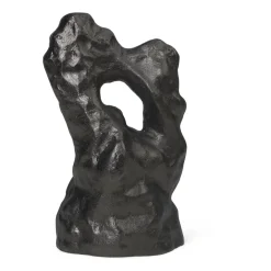 Online Ferm Living Escultura Grotto, Blackened Aluminium Negro