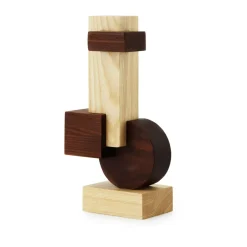 Discount Normann Copenhagen Escultura Join mediana, Fresno carbonizado BeigeMarrón