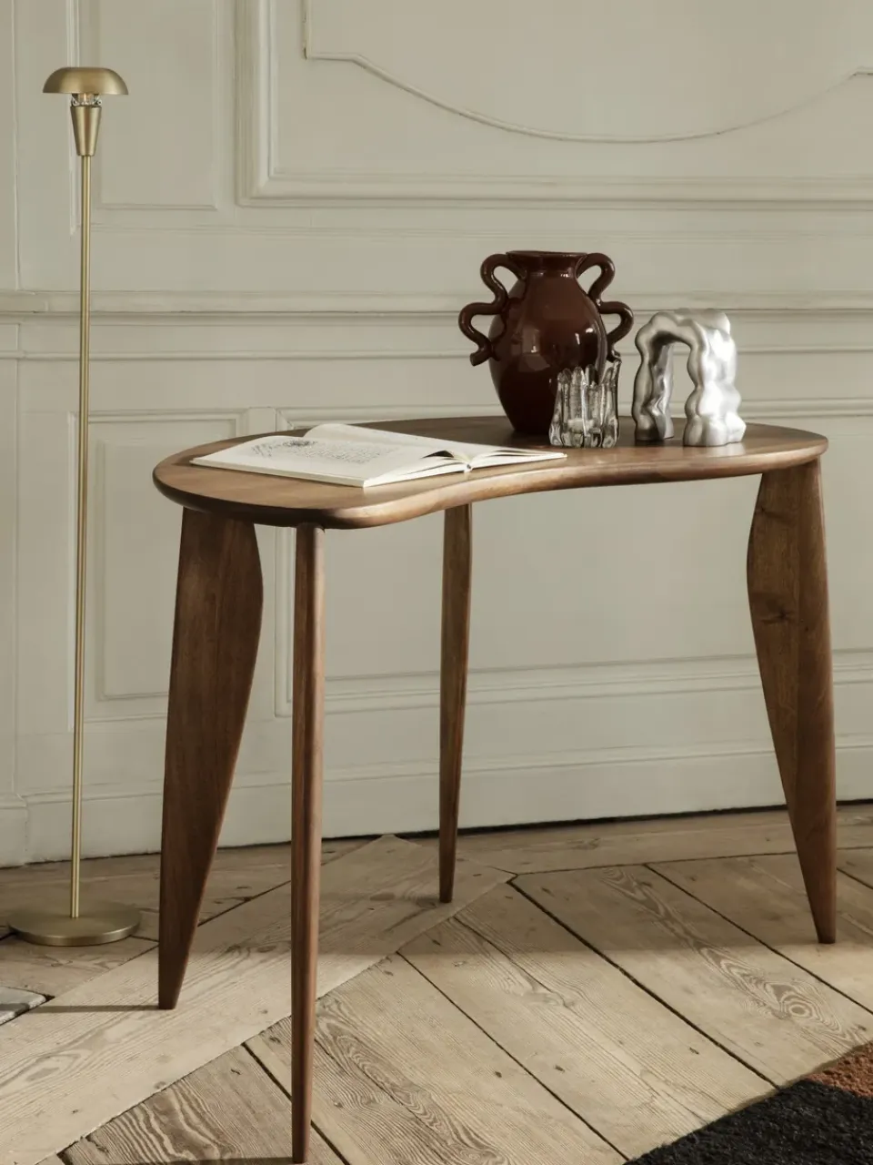 Hot Ferm Living Escultura Morf, Aluminium Plateado