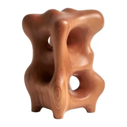 New Ethnicraft Escultura Organic 22 cm, Varnished mahogany Marrón