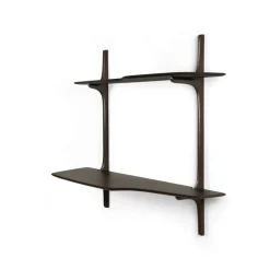 New Ethnicraft Escultura Organic 22 cm, Varnished mahogany Marrón