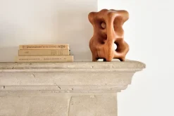 New Ethnicraft Escultura Organic 22 cm, Varnished mahogany Marrón