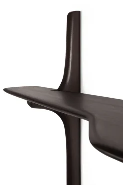 New Ethnicraft Escultura Organic 22 cm, Varnished mahogany Marrón