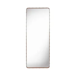 Hot GUBI Espejo Adnet Rectangulaire, Brown, large Marrón