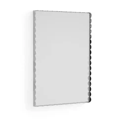 HAY Espejo Arcs Mirror Rectangle S 43,5x61,5 cm, Acero inoxidable Plateado