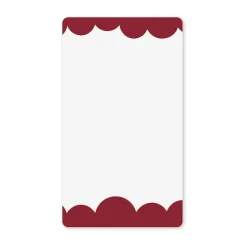 Hot Byon Espejo Bubbly S 40x70 cm, Burdeos Rojo