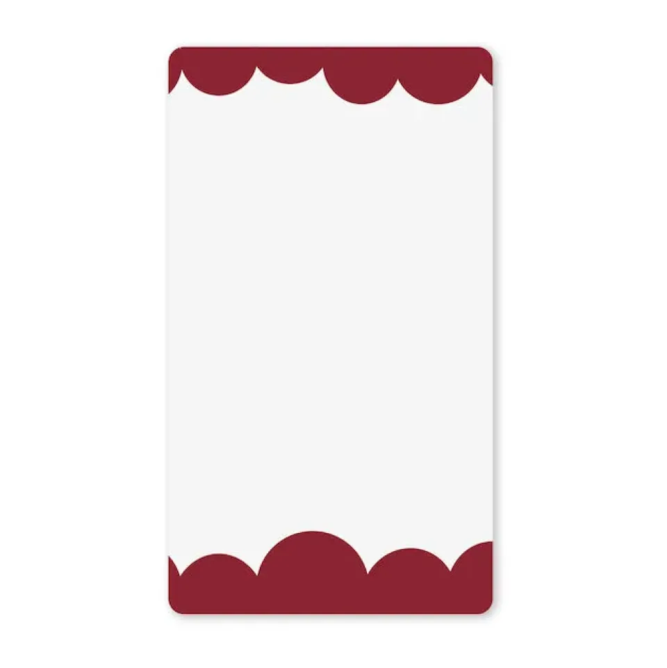Hot Byon Espejo Bubbly S 40x70 cm, Burdeos Rojo