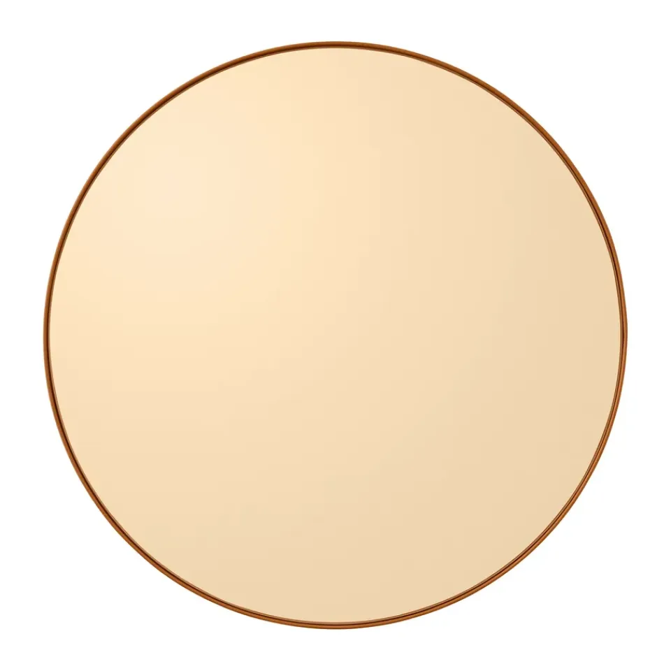 Best AYTM Espejo Circum Ø50 cm, Amber Naranja