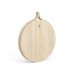 Best Swedese Espejo Comma redondo Ø40 cm, Fresno lacado Beige