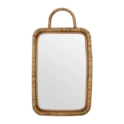 Best Meraki Espejo con marco Baki 24x36 cm, Natur Beige
