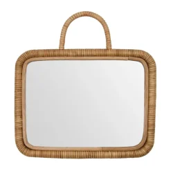 Sale Meraki Espejo con marco Baki 24x32 cm, Natur Beige