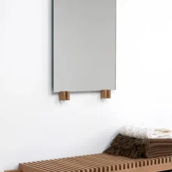 New Fritz Hansen Espejo Cutter, Roble Beige
