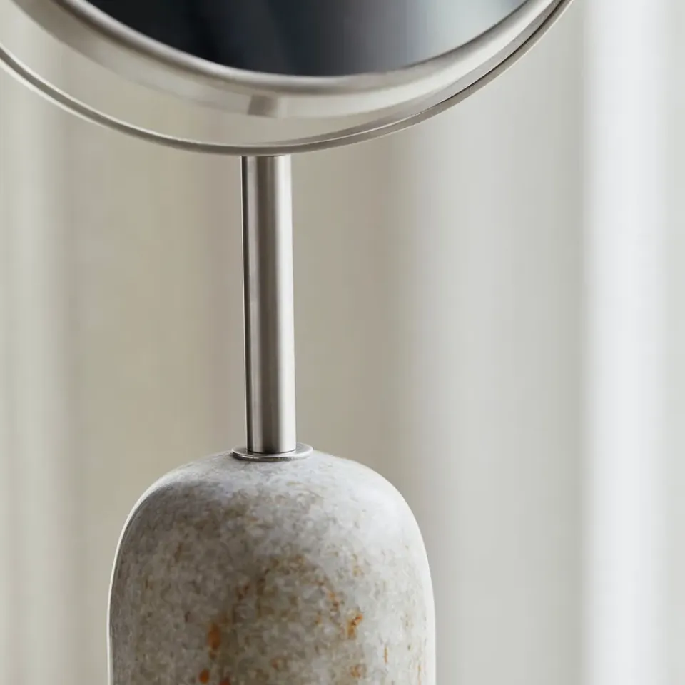 New Meraki Espejo de doble cara Marble, Beige