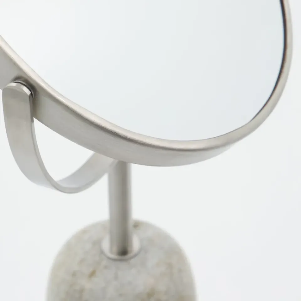 New Meraki Espejo de doble cara Marble, Beige