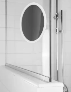 Sale Bosign Espejo de maquillaje AirMirror x5 desmontable con ventosa, Ø16,5 cm Blanco