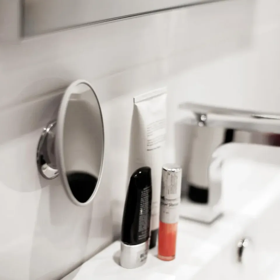 Sale Bosign Espejo de maquillaje extraible , blanco PlateadoBlanco