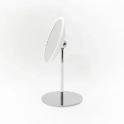 Discount Bosign Espejo de mesa AirMirror x10 desmontable magnético, Ø16,5 cm Blanco