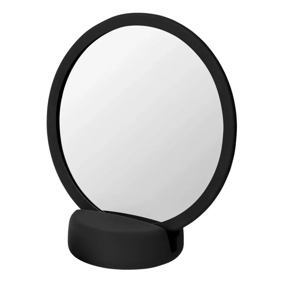 Hot Blomus Espejo de mesa Sono Vanity Ø17 cm, Negro