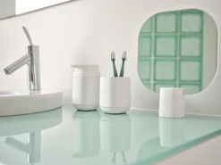 Zone Denmark Espejo de mesa Time 26,5 cm, White Blanco