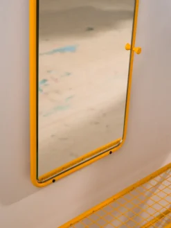 Best Essem Design Espejo de pared Classic 120x40 cm, Sun yellow Amarillo