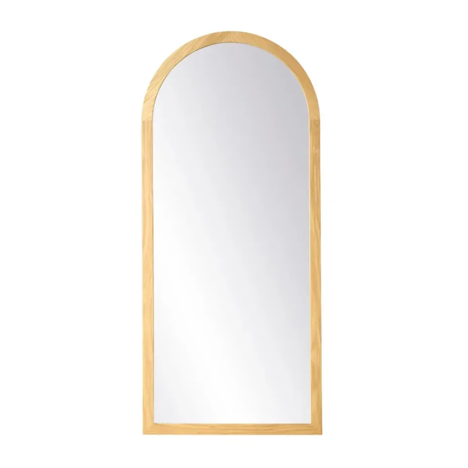 Sale FDB Møbler Espejo de pared I2 Mossø, Oak nature lacquered 40x90 cm Marrón