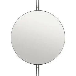Online GUBI Espejo de pared IOI Ø80 cm, Negro
